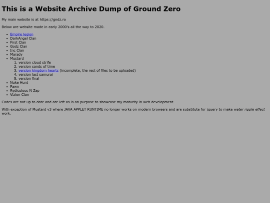 index screenshot