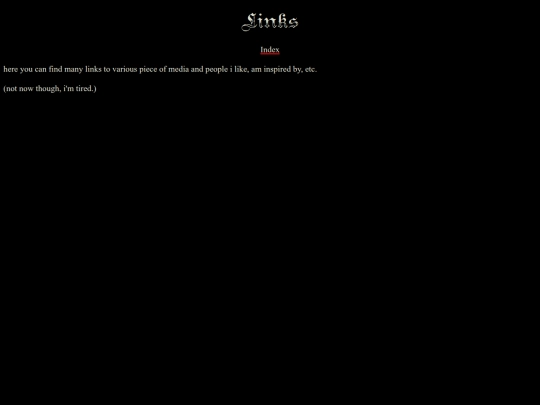 links screenshot