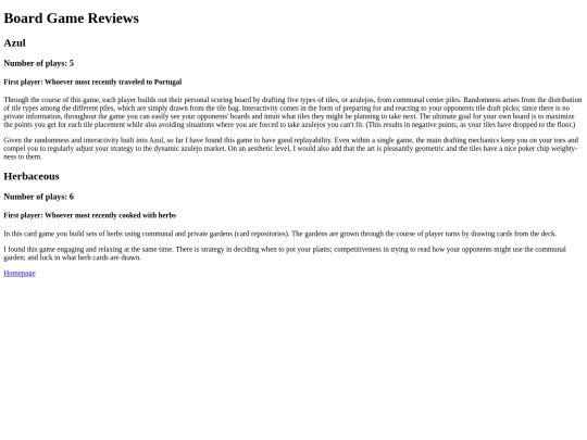 reviews screenshot