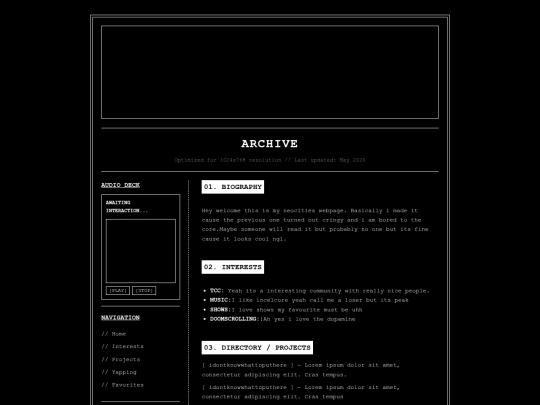 index screenshot