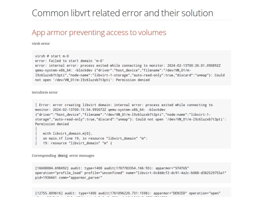 notes/libvirt-common-errors screenshot