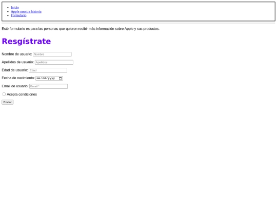 Formulario screenshot