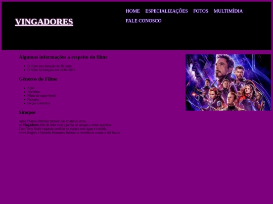 evolução do Anderson/Vingadores screenshot