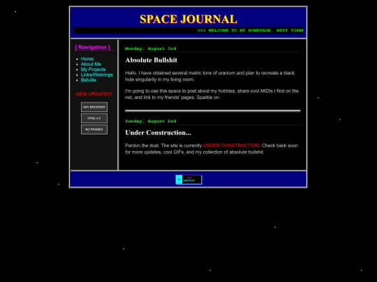 webs screenshot