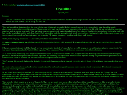 aquila_stories/Crystalline screenshot