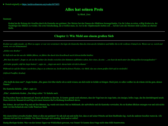 zora_stories/Alles_seinen_Preis screenshot