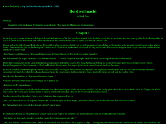zora_stories/Bordweihnacht screenshot