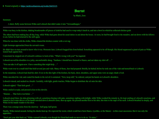 zora_stories/Burnt screenshot