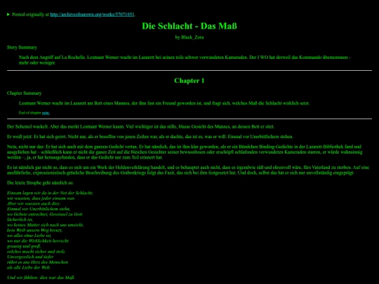 zora_stories/Die_Schlacht screenshot