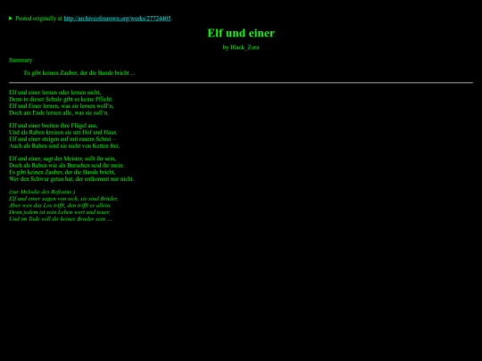 zora_stories/Elf_und_Einer screenshot