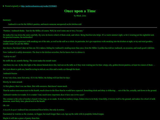 zora_stories/Once_Upon screenshot