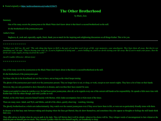zora_stories/Other_Brotherhood screenshot