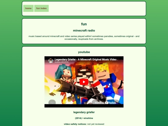 fun/music/minecraft_radio screenshot