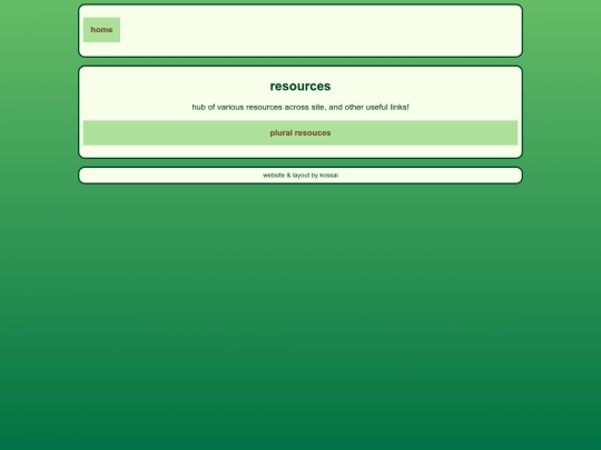 resources screenshot