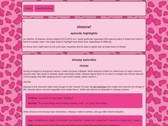 shrines/shezow/kossai_korner/favourite_episodes screenshot