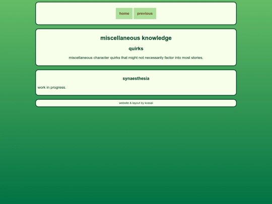 worlds/kesp/dhajan/miscellany/quirks screenshot