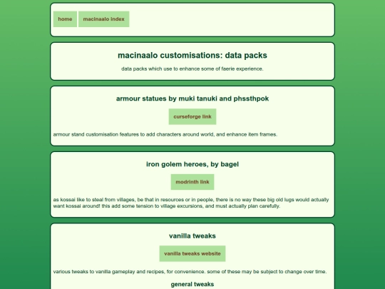 worlds/minecraft/macinaalo/customisations/datapacks screenshot