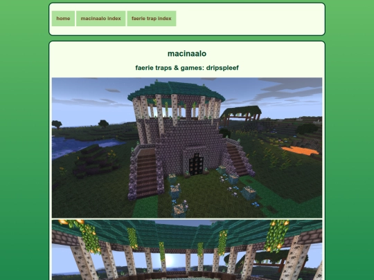 worlds/minecraft/macinaalo/locations/faerie_traps/dripspleef screenshot