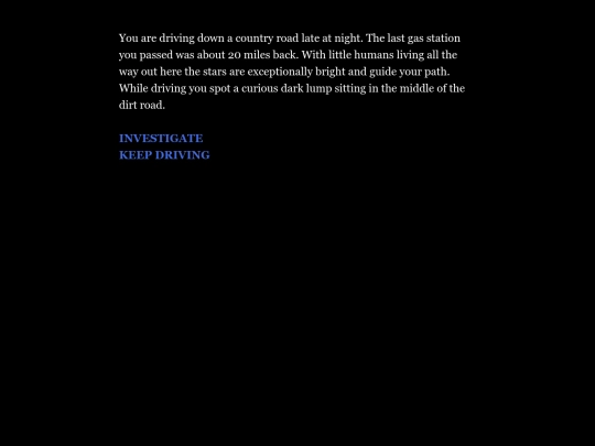 open road screenshot