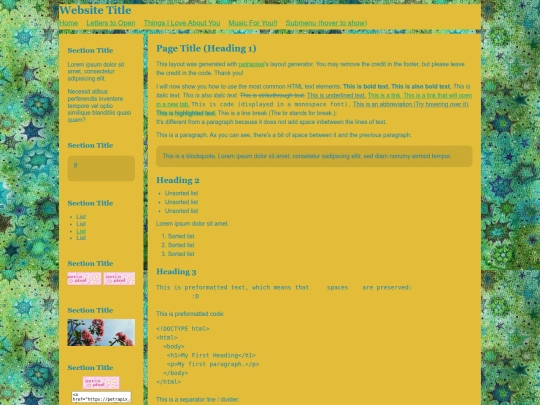 index screenshot
