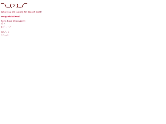 not_found screenshot