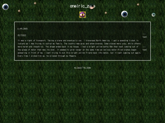 personal_pizza_pages/oneiric_zone screenshot