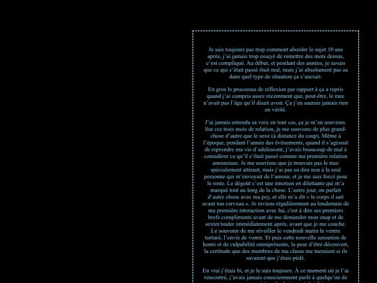 temoignage screenshot