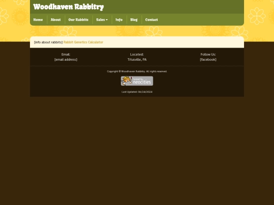 info screenshot
