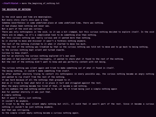 Staff/Violet/the_begining_of_nothing screenshot