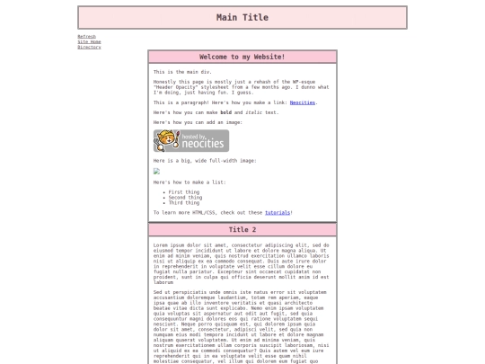 index screenshot