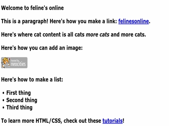 index screenshot