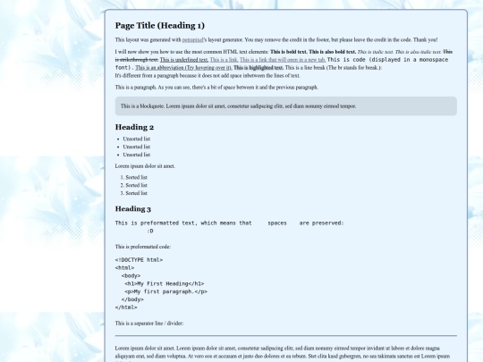 index screenshot