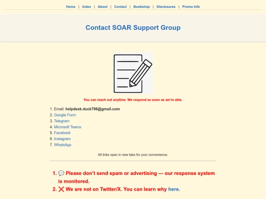 contact screenshot