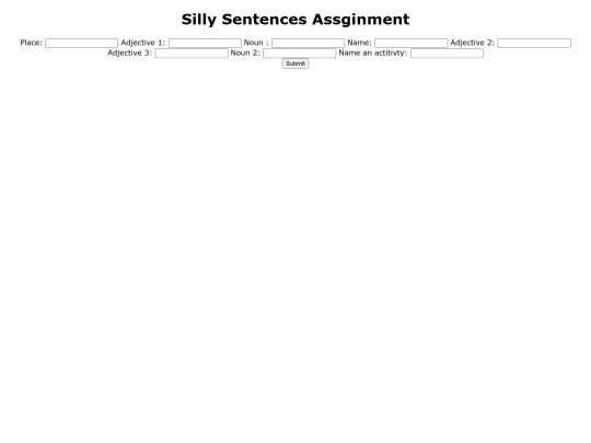 SillySentences screenshot