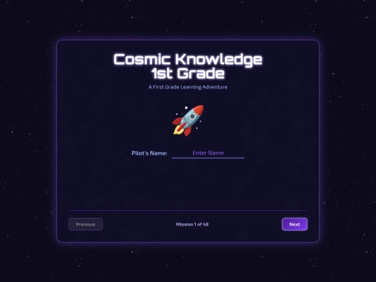 CosmicQuest-1stGrade screenshot