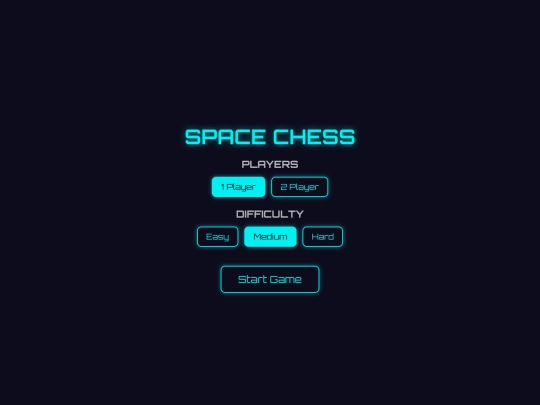 spacechessgame screenshot
