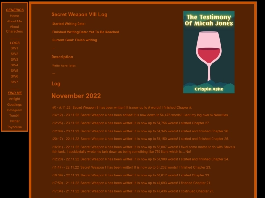 log-secret-weapon-VIII screenshot