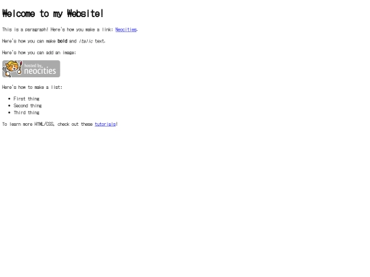 index screenshot