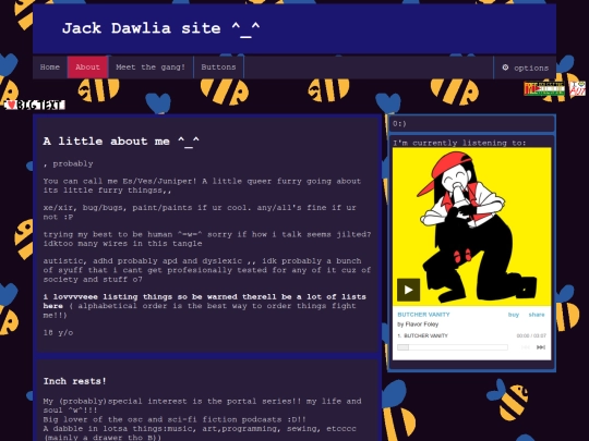 page/about screenshot