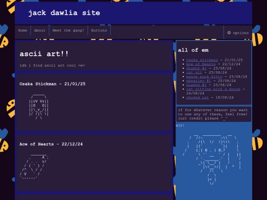 page/ascii-gallery screenshot