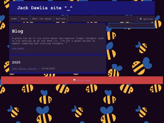 page/blog screenshot