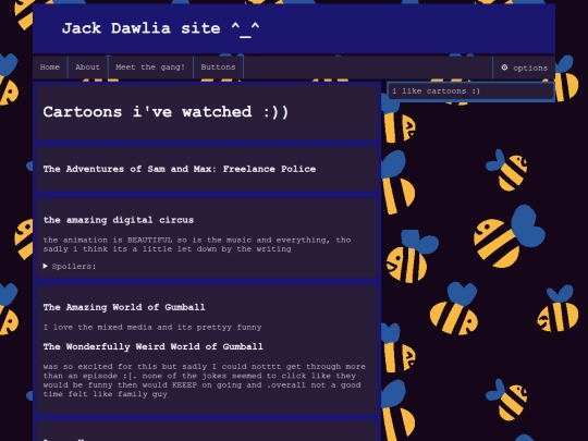 page/cartoons screenshot