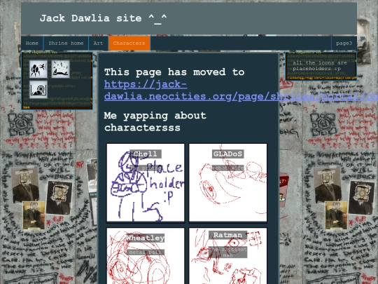 page/portal/characters screenshot
