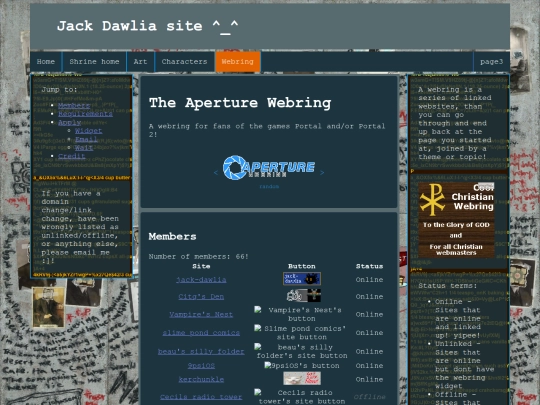 page/shrines/portal/aperturewebring screenshot