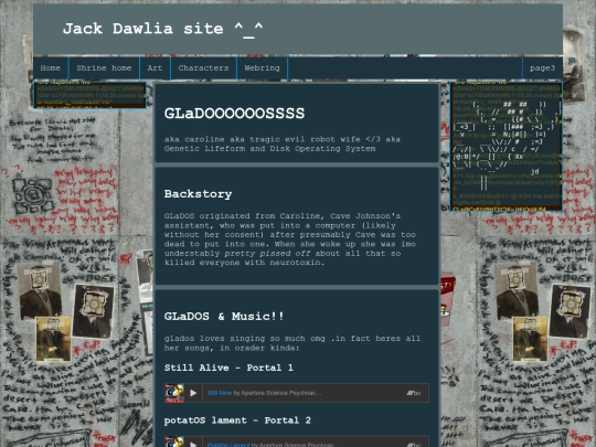 page/shrines/portal/characters/glados screenshot