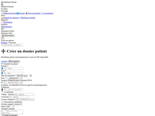 new-patient screenshot