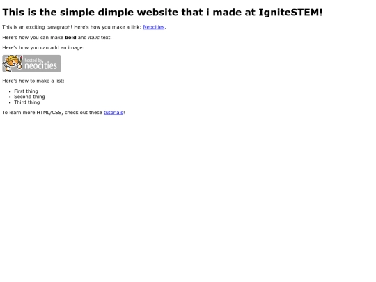 index screenshot
