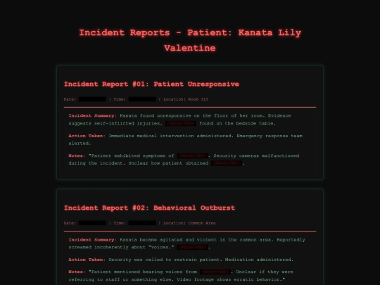 incidents screenshot