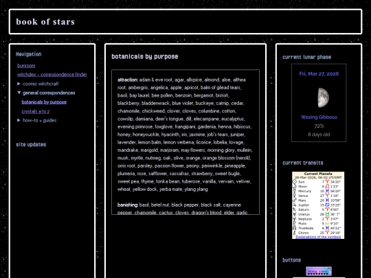bookofstars/botanicals screenshot