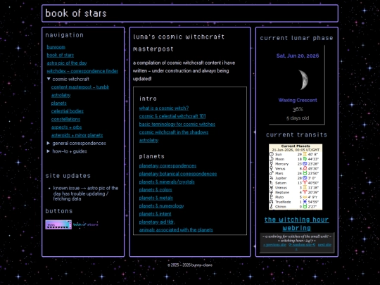 bookofstars/masterpost screenshot